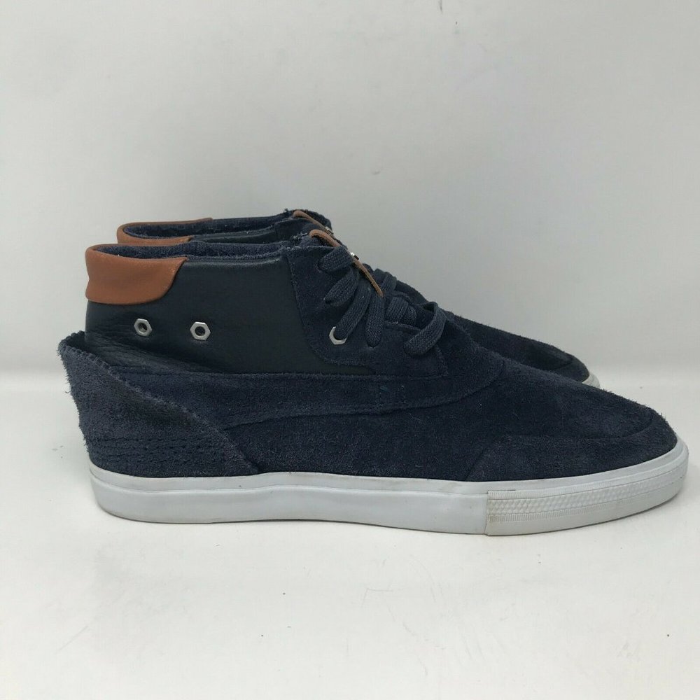 Diamond Supply Co. Mens Emerald D14-F118 Navy Casual Skate Shoes Lace Up Size 11